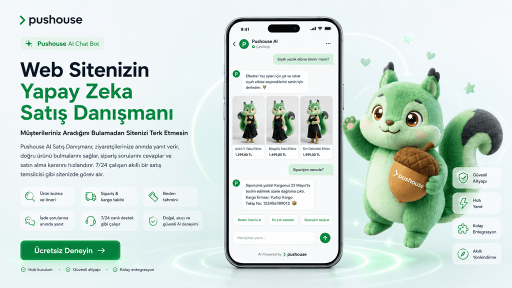 Web Sitenizin Yapay Zeka Satış Danışmanı